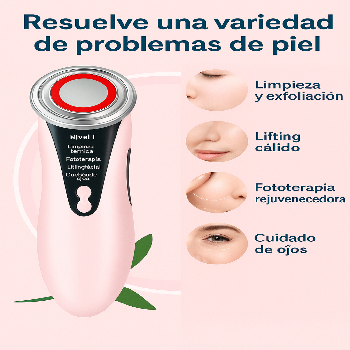 LiftGlow – 4-in-1 RF & EMS Facial Massager