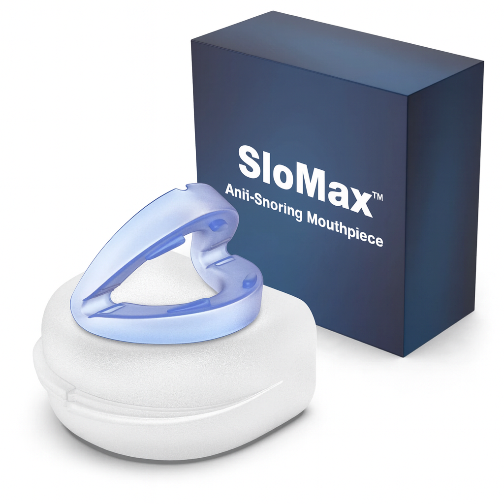 Slomax™- El boquilla anti-ronquidos silenciosa de tamaño universal | COMPRE UNO Y LLÉVESE DOS | Libro electrónico gratuito