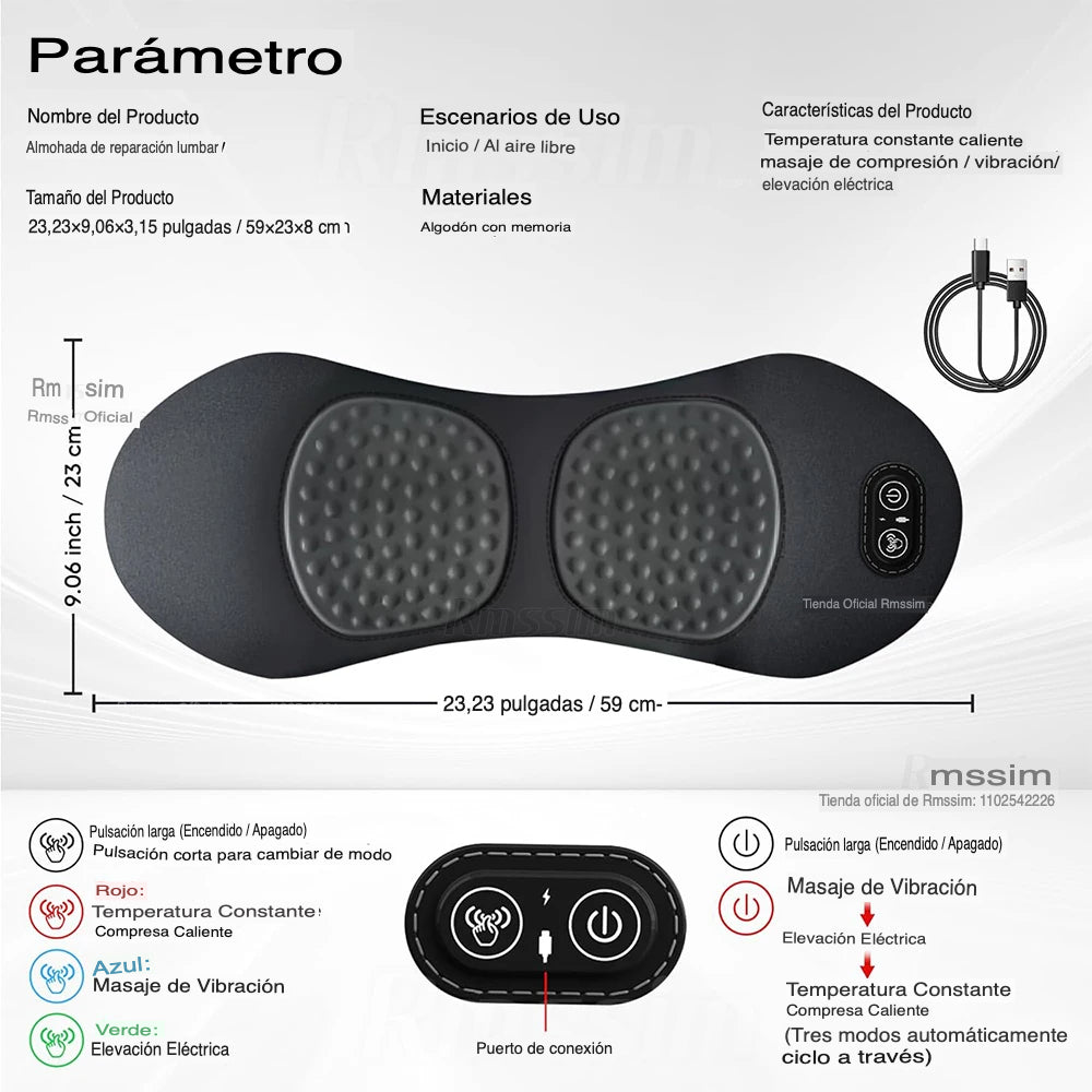 Therix™- almohada masajeadora 3 en 1