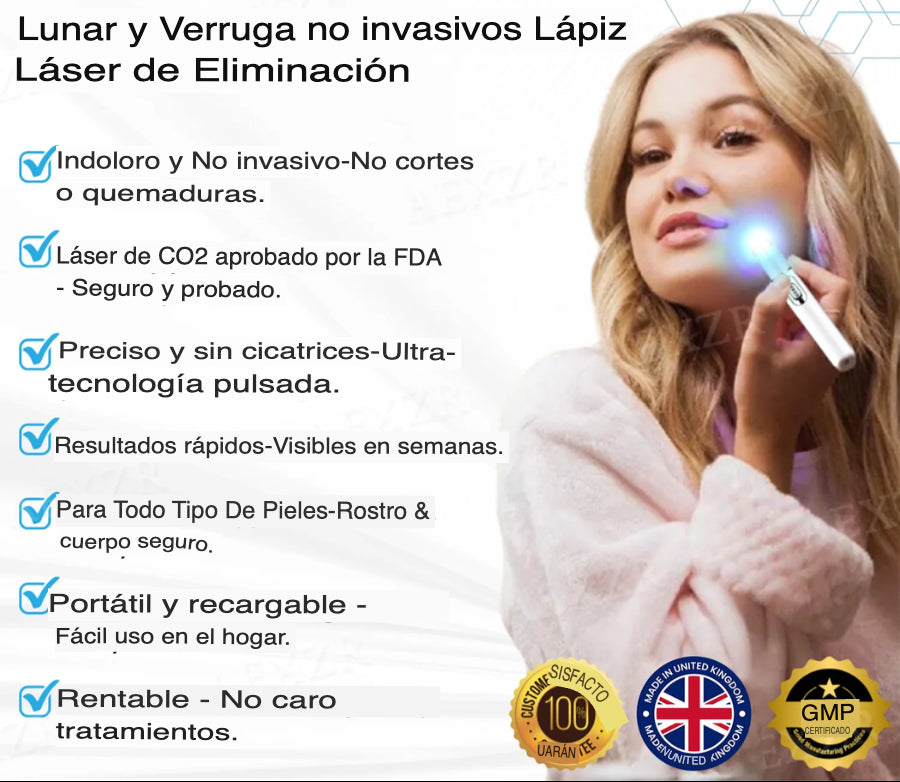NeoLaser™- Láser no invasivo para eliminar lunares y verrugas