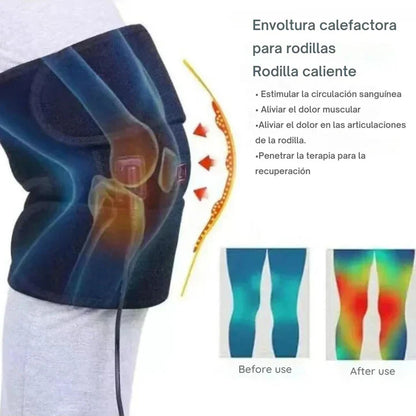 HeatFlex- Rodillera Termica Enchufe Artritis