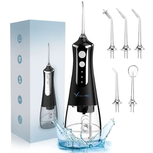 VitallyPRO-Irrigador bucal supersónico para una limpieza profunda con chorro de agua