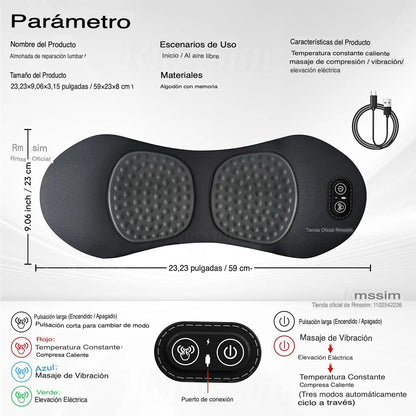 Therix™- almohada masajeadora 3 en 1